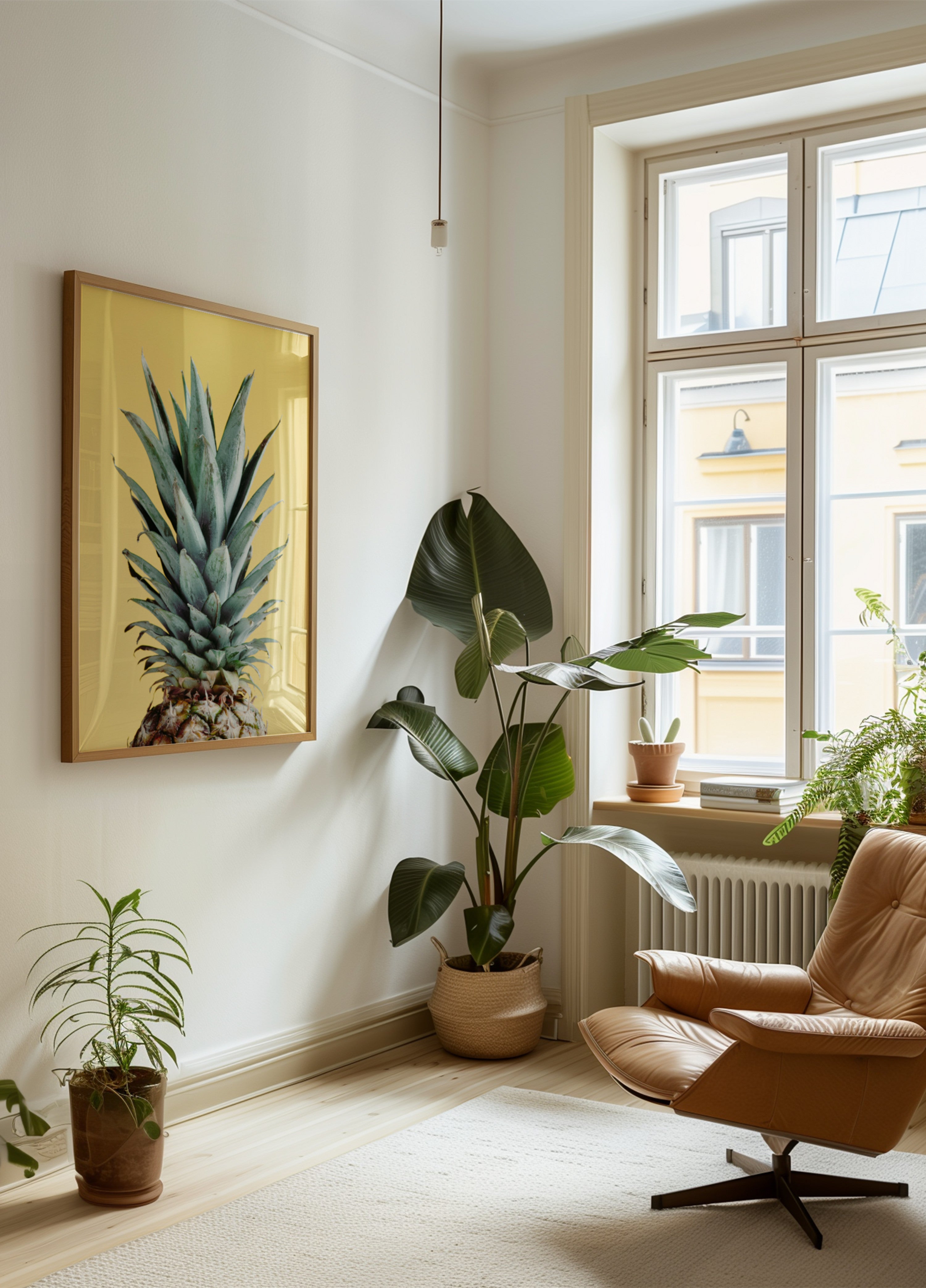 Tropikalny ananas żółty