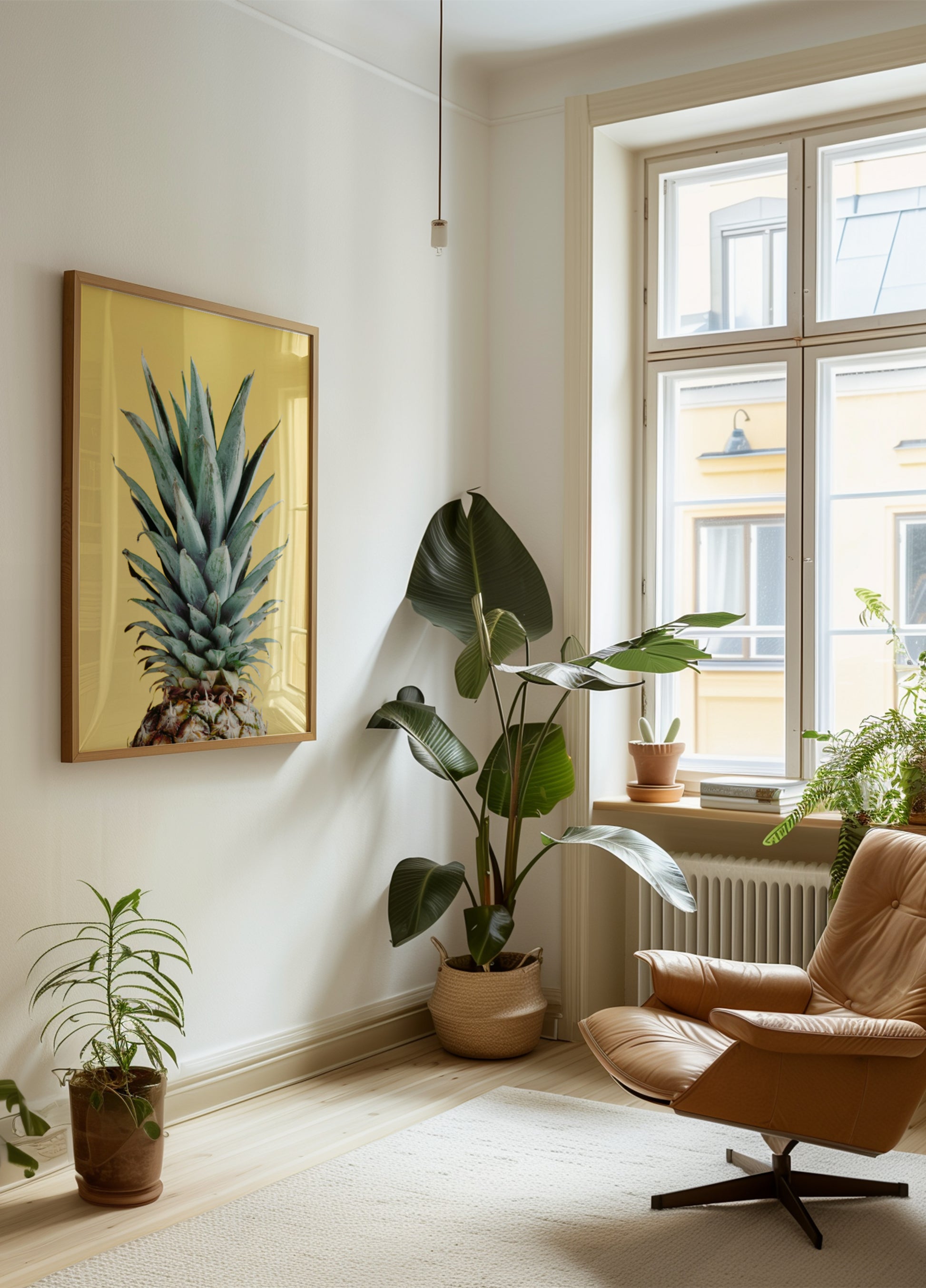 Tropikalny ananas żółty