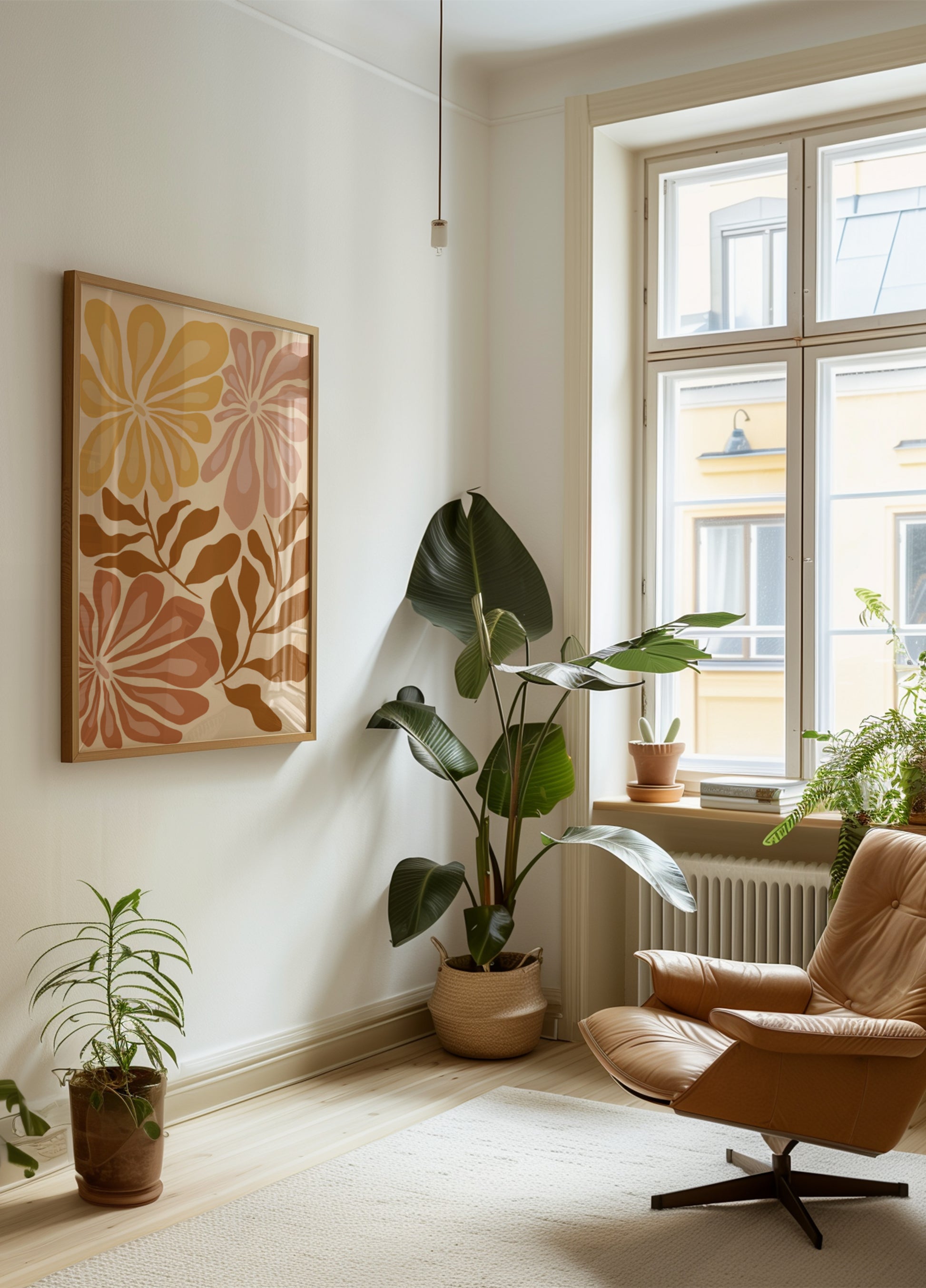 Boho, kwiatowe odcienie ziemi
