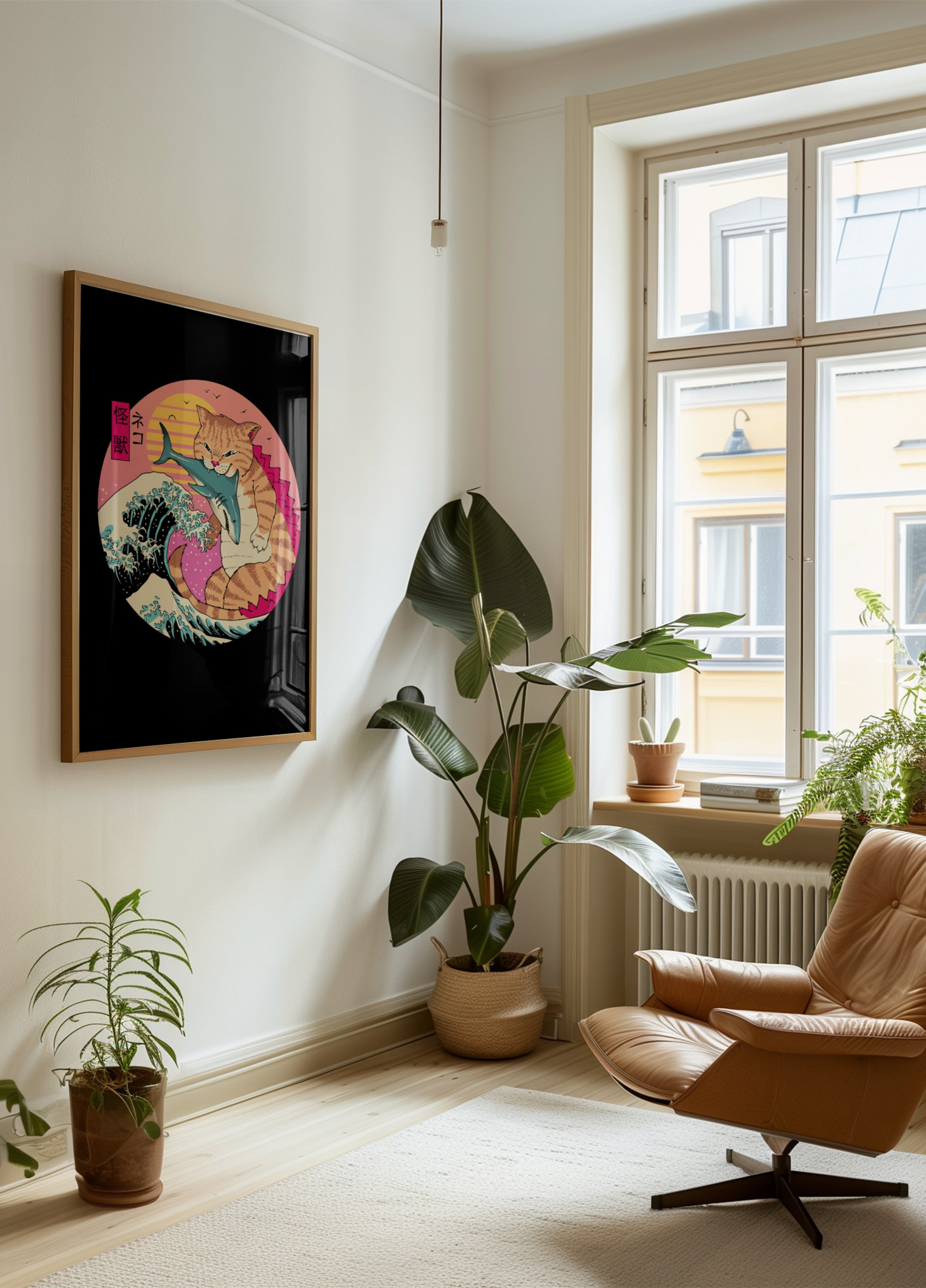 Neko Wave Kaiju autorstwa Vincenta Trinidada Art