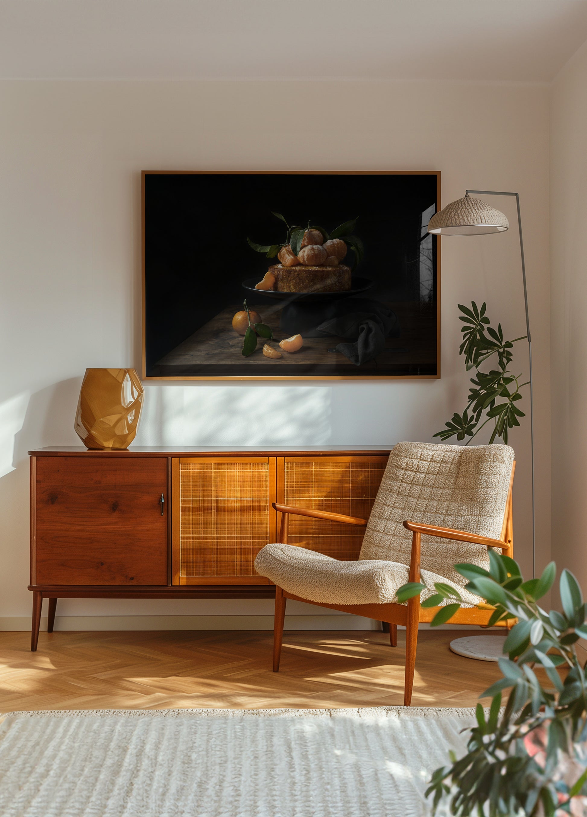 Rustykalne ciasto mandarynkowe