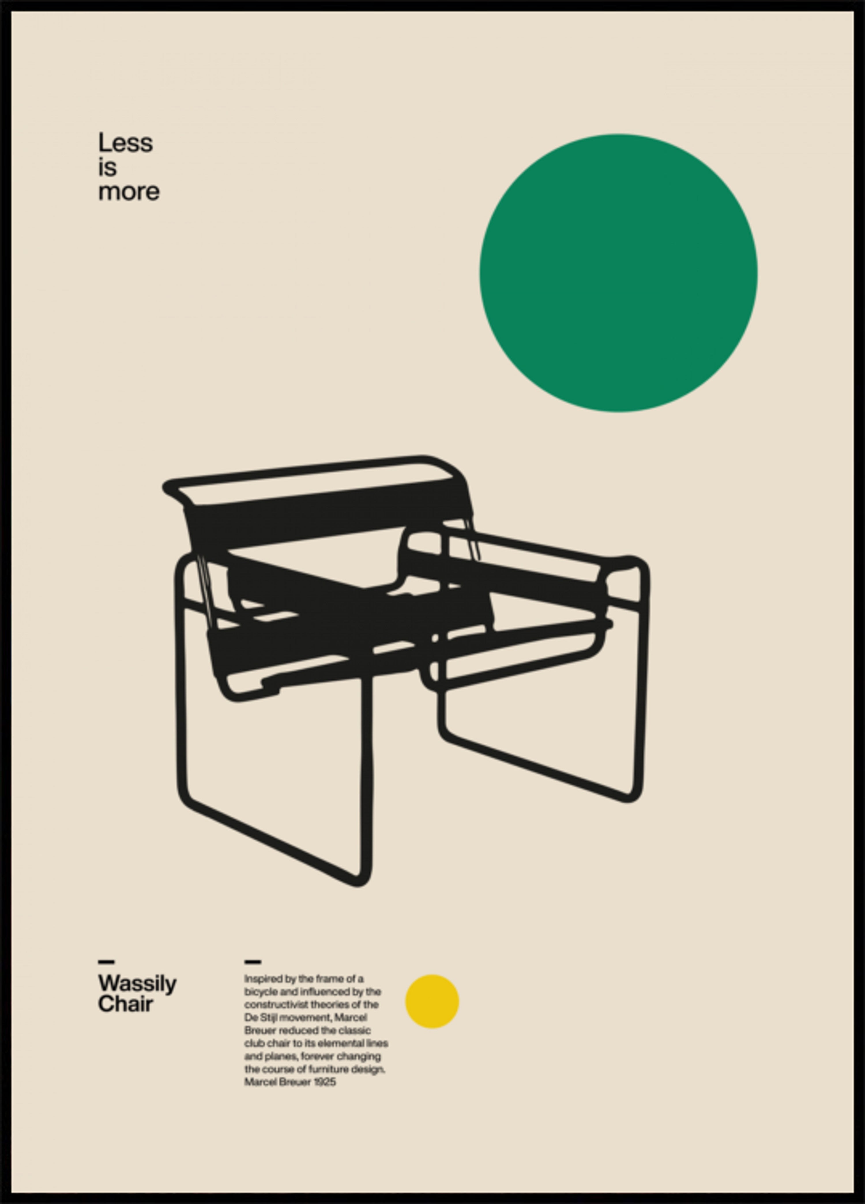 Krzesło designerskie Bauhaus