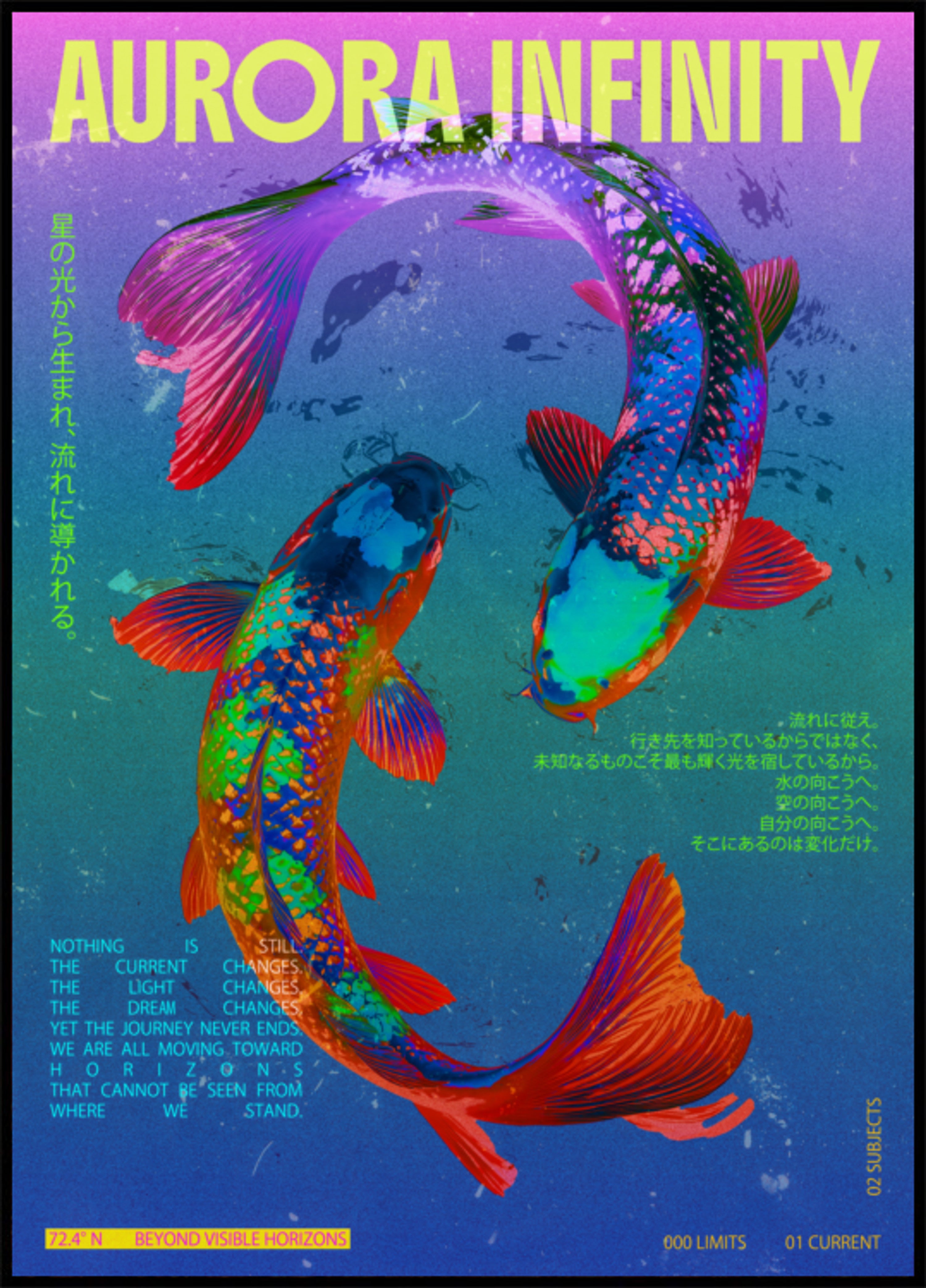Wibrująca Aurora Koi