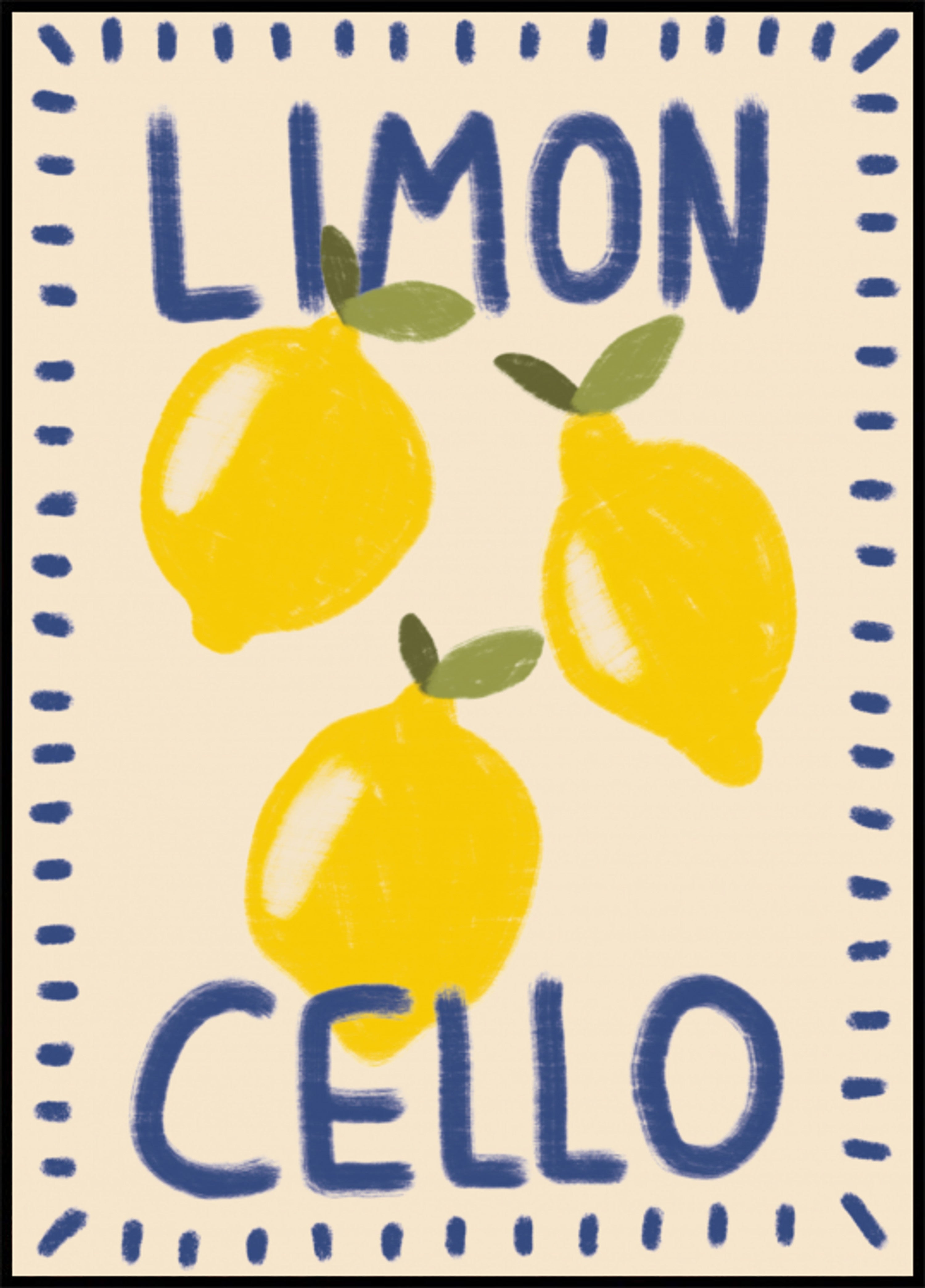 Świeże cytryny Limoncello