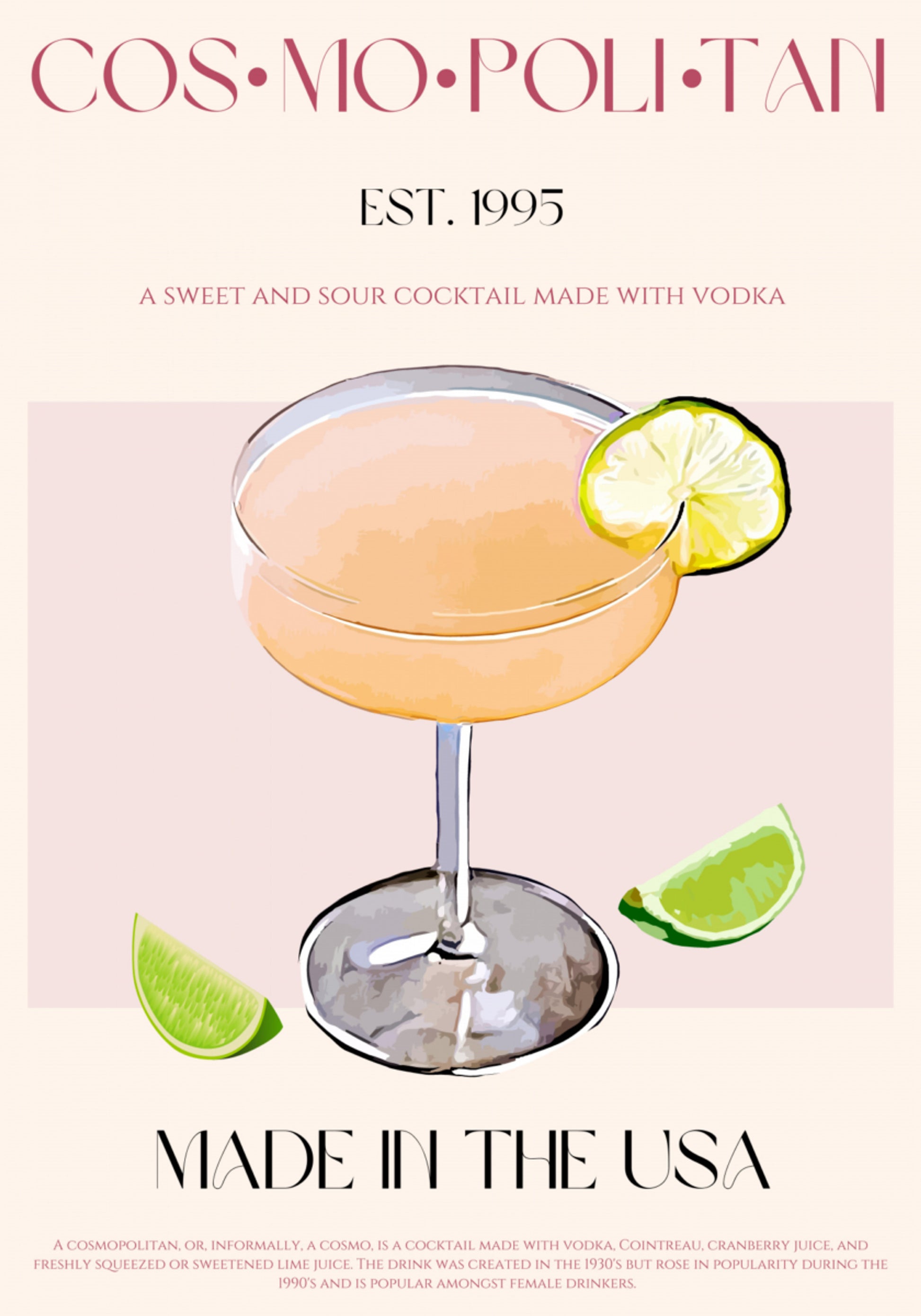 Kosmopolityczny Koktajl Z Limonką