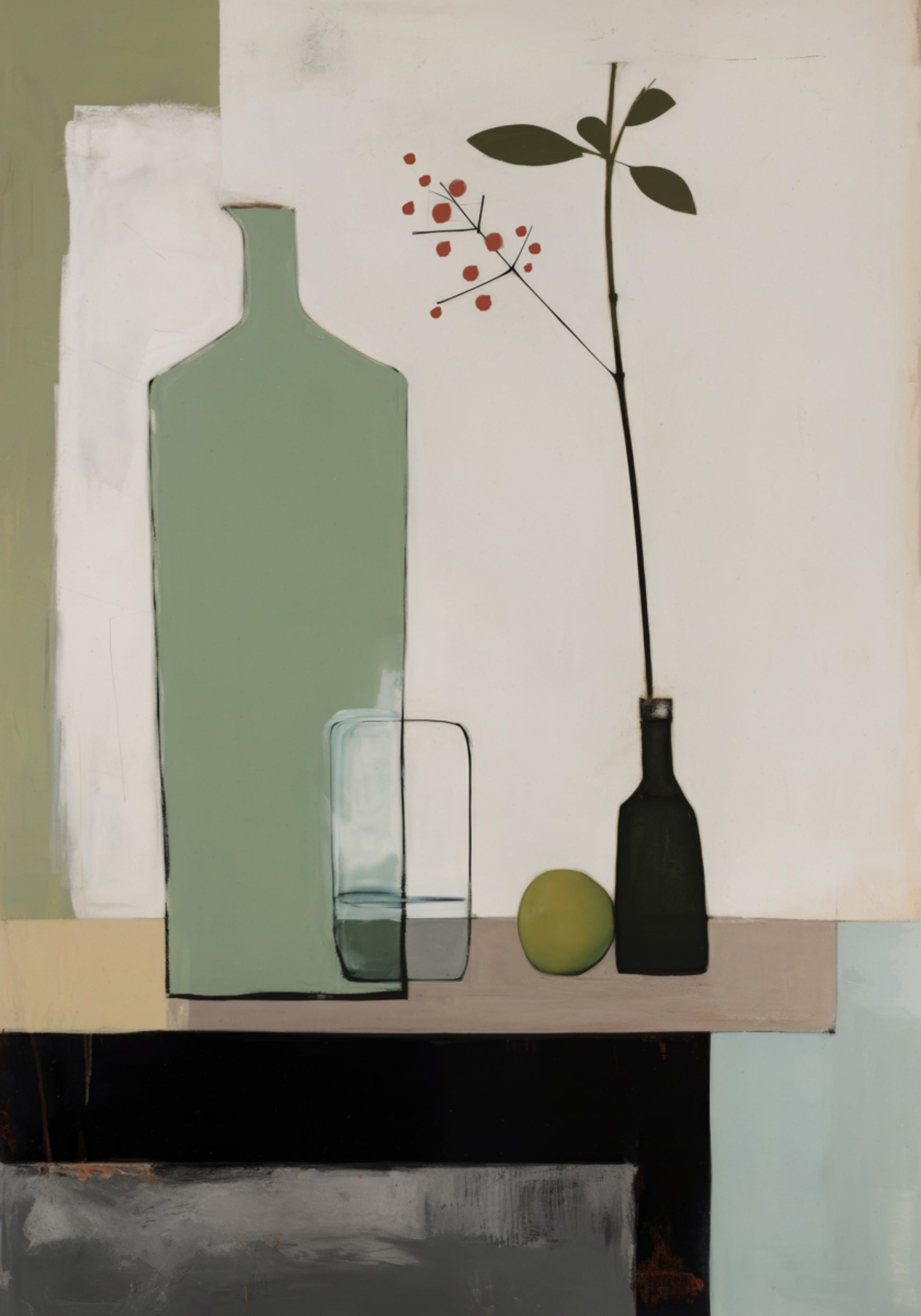 Minimalistyczna martwa natura