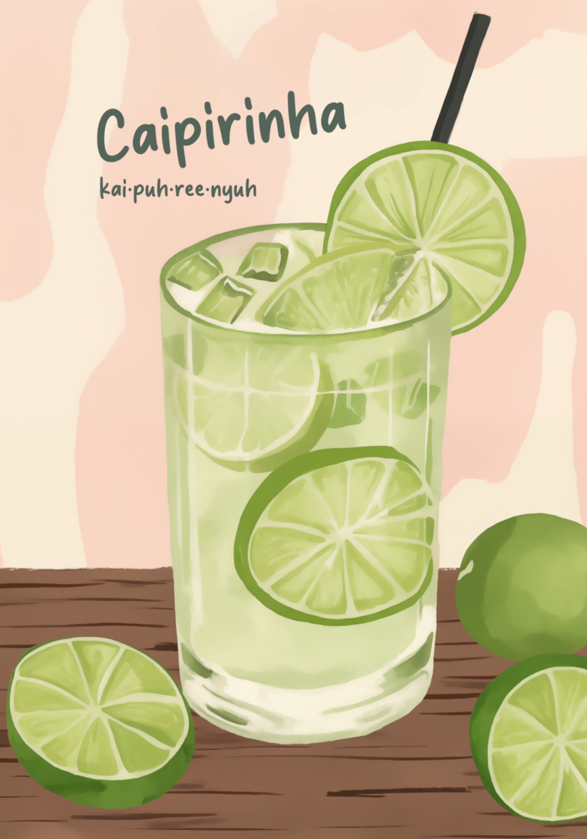 Orzeźwiająca limonkowa Caipirinha