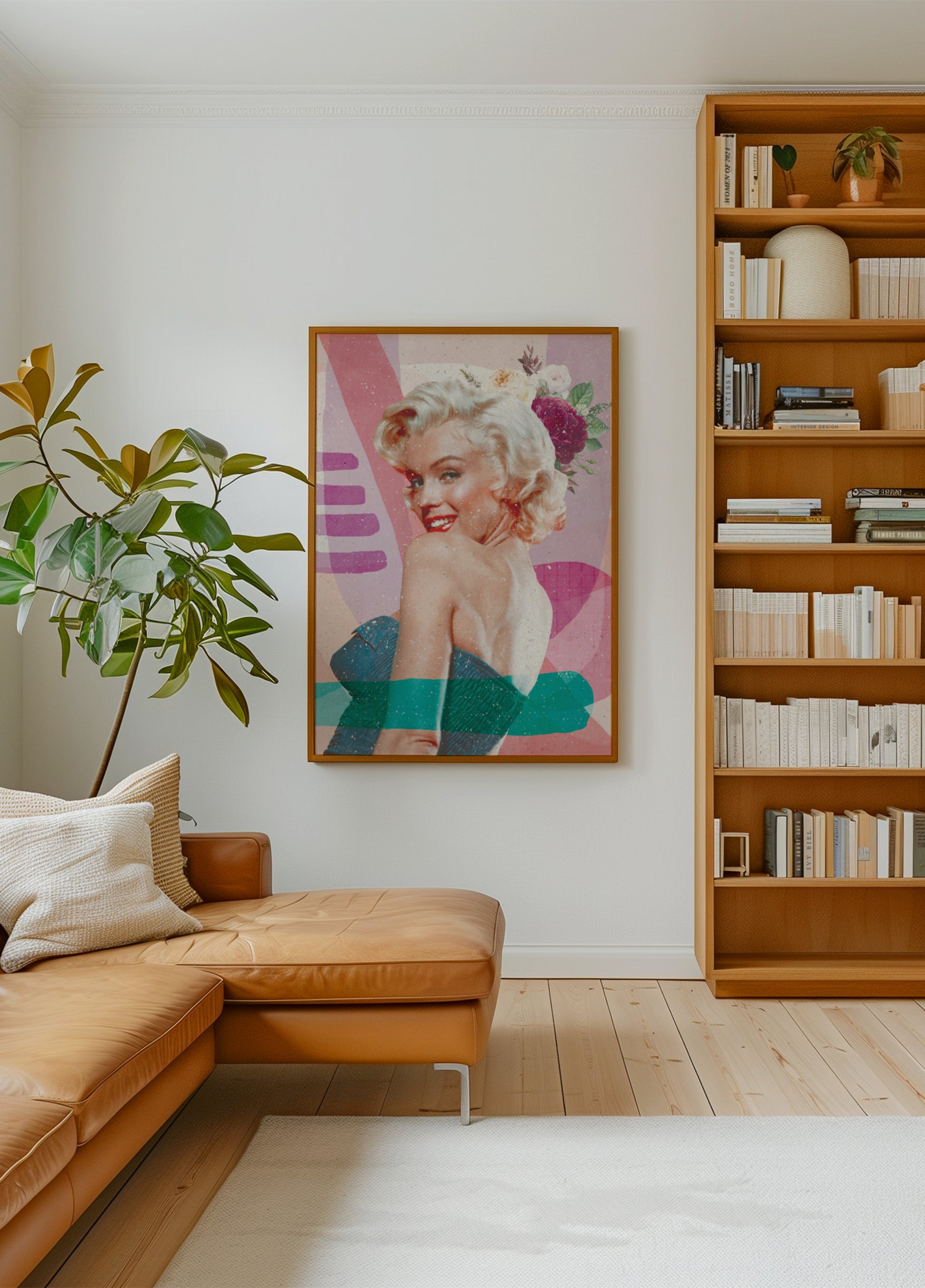 Blond Kwiaty Glamour