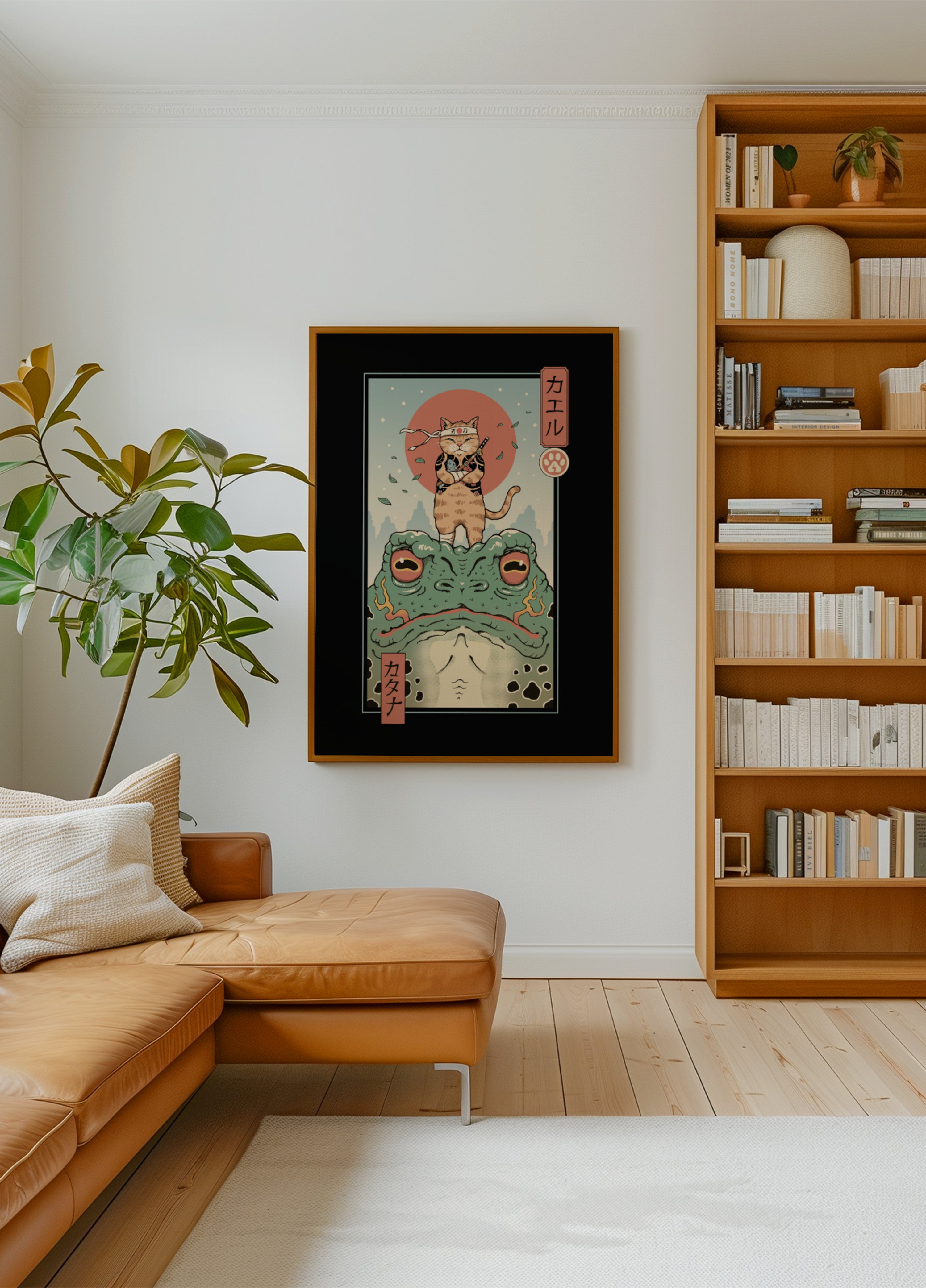Catana i wielka żaba – Vincent Trinidad Art