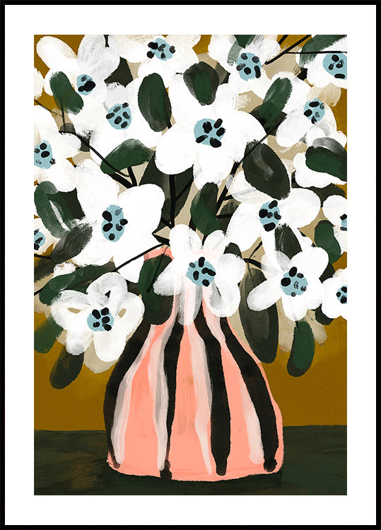 Blooming Stripes Plakat - Posterbox