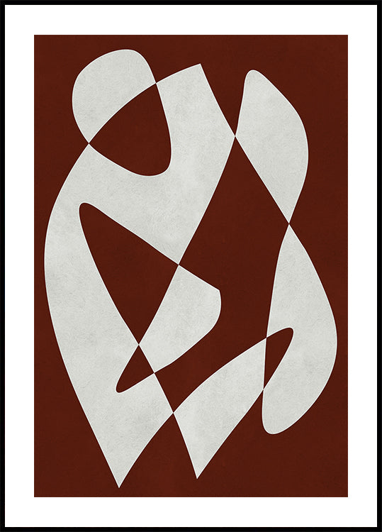 Geometric modern shapes 1 Poster - Posterbox